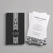 Modernes berufliches Monogramm Minimalistisch Visitenkarte