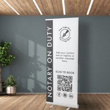 Modernes, Berufliches Notar-Logo-QR-Ereignis