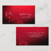 Modernes Berufliches Paradies für Kletterhexen: Visitenkarte (Vorne/Hinten)