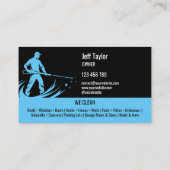 Modernes, Berufliches Power-Dach Visitenkarte (Rückseite)