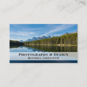 Modernes Berufliches QR-Foto Visitenkarte (Vorderseite)