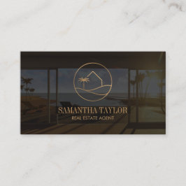 Modernes Berufliches Real Anwesen Beach House Busi Visitenkarte