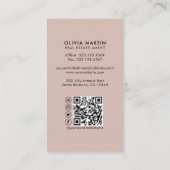 Modernes Berufliches Real Anwesen Foto & Logo Visitenkarte (Rückseite)