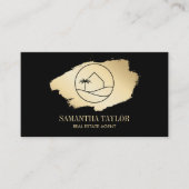 Modernes Berufliches Real Anwesen House Palm Beach Visitenkarte (Vorderseite)