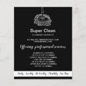 Modernes, Berufliches Reinigungshaus für Dienstmäd Flyer (Vorne)