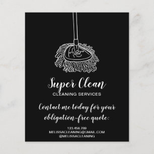 Modernes, Berufliches Reinigungshaus für Dienstmäd Flyer