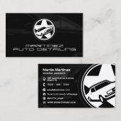 Modernes berufliches Riesenlogo Visitenkarte (Vorne/Hinten)