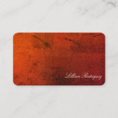 Modernes Berufliches Rot Abstrakt Visitenkarte (Vorderseite)