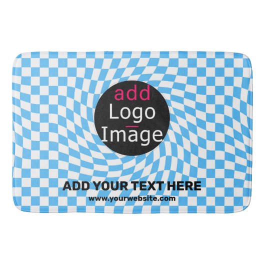 Modernes Berufliches Schachbrett für kundenspezifi Badematte (Vorderseite)