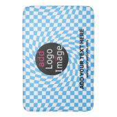 Modernes Berufliches Schachbrett für kundenspezifi Badematte (Vorderseite Vertikal)