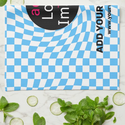 Modernes Berufliches Schachbrett für kundenspezifi Geschirrtuch (Gefaltet)