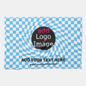 Modernes Berufliches Schachbrett für kundenspezifi Geschirrtuch (Horizontal)