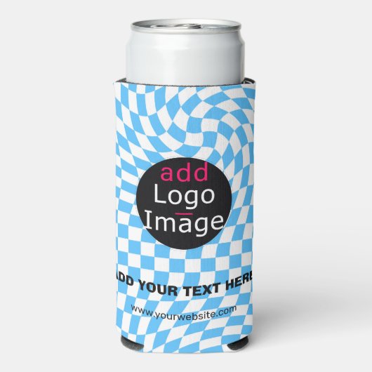 Modernes Berufliches Schachbrett für kundenspezifi Selters Dosenkühler (Seltzer Rückseite)