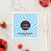 Modernes Berufliches Schachbrett für kundenspezifi Serviette (Beispiel)