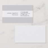 Modernes Berufliches Schlicht Einfaches Elegantes  Visitenkarte (Vorne/Hinten)