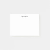 Modernes Berufliches Schlicht Einfaches Minimalist Post-it Klebezettel (Vorderseite)