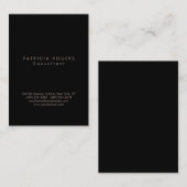 Modernes Berufliches Schlicht Einfaches Minimalist Visitenkarte (Vorne/Hinten)