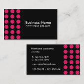 Modernes berufliches schlichtes einfaches visitenkarte (Vorne/Hinten)