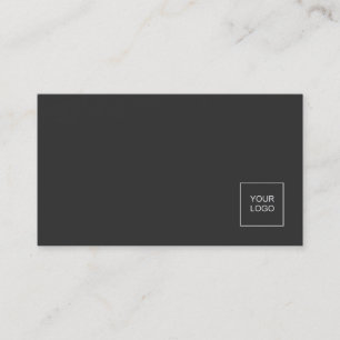 Modernes berufliches schlichtes mit Logo-eleganten Visitenkarte