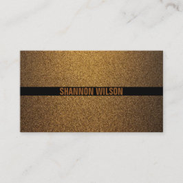 Modernes berufliches Schwarz-Gold-Kupfer Visitenkarte