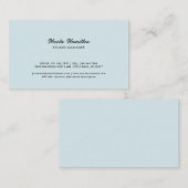 Modernes Berufliches Stylist Script Visitenkarte (Vorne/Hinten)