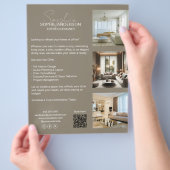 Modernes Berufliches Tauerngeschäft Flyer (Hand)