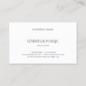 Modernes Berufliches Template Elegant Modernes Gol Visitenkarte (Rückseite)