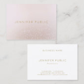 Modernes, Berufliches Template Elegant Visitenkarte (Vorne/Hinten)