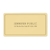 Modernes, Berufliches Template Gold Shipping (Vorne)