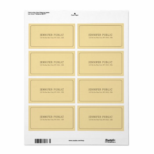 Modernes, Berufliches Template Gold Shipping (Vorne)