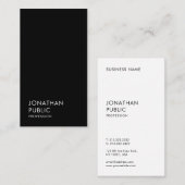 Modernes Berufliches Template Minimalistisch Visitenkarte (Vorne/Hinten)