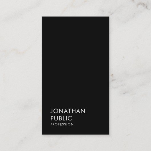 Modernes Berufliches Template Minimalistisch Visitenkarte (Vorderseite)