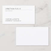 Modernes Berufliches Template Minimalistisch Visitenkarte (Vorne/Hinten)