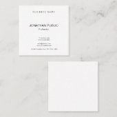 Modernes Berufliches Template mit modernem Design Quadratische Visitenkarte (Vorne/Hinten)