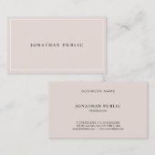 Modernes, Berufliches Top Schlicht Visitenkarte (Vorne/Hinten)