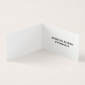 Modernes Berufliches Trendy Lila Pink Stilvoll Visitenkarten (Innenseite)