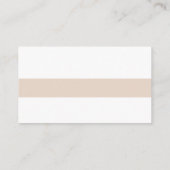 Modernes, Berufliches und elegantes Design Visitenkarte (Rückseite)