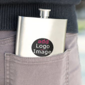 Modernes, Berufliches und individuelles Business Flachmann (Beispiel)