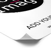 Modernes, Berufliches und individuelles Business Poster (Ecke)