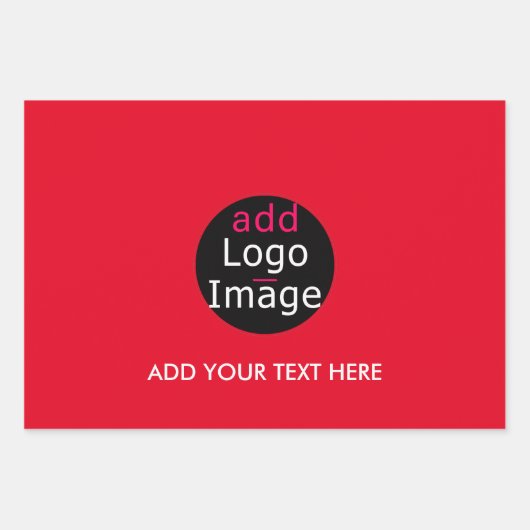 Modernes, Berufliches und individuelles Business R Geschenkpapier Set (Vorderseite)