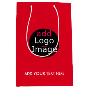 Modernes, Berufliches und individuelles Business R Mittlere Geschenktüte