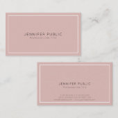 Modernes, Berufliches und Schlichtes Elegantes Visitenkarte (Vorne/Hinten)