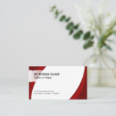 Modernes berufliches visitenkarte (Stehend Vorderseite)