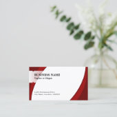 Modernes berufliches visitenkarte (Stehend Vorderseite)