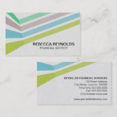 Modernes berufliches visitenkarte (Vorne/Hinten)