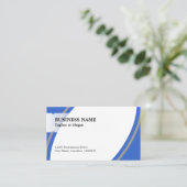 Modernes berufliches visitenkarte (Stehend Vorderseite)