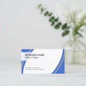 Modernes berufliches visitenkarte (Stehend Vorderseite)