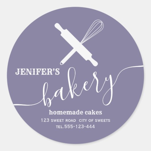 Modernes, Berufliches Walzen von Button Runder Aufkleber (Vorderseite)