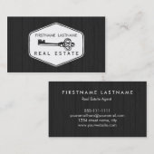 Modernes berufliches wirkliches Anwesen Visitenkarte (Vorne/Hinten)
