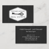 Modernes berufliches wirkliches Anwesen Visitenkarte (Vorne/Hinten)